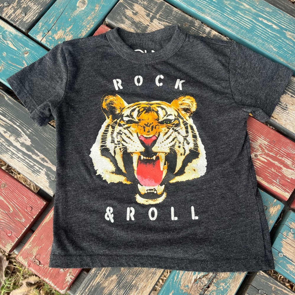Chaser Black Tiger Graphic Childs Tee